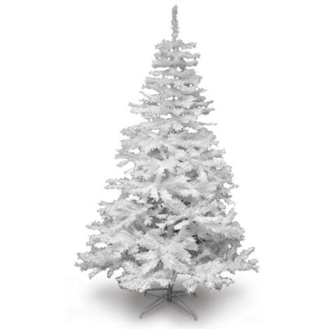 LA BOUTIQUE DE Noël - Árbol de Navidad artificial tradicional y de calidad - Árbol para decoración navideña con soporte Blanco 210 cm