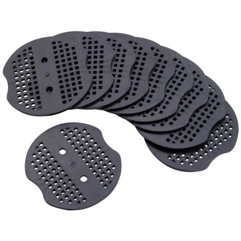 TERRE JARDIN - Arandelas de plástico para ganchos de acolchado - Pack de 10