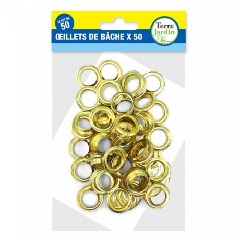 Juego De Ojales Metálicos De 10 Mm Con Caja De Almacenamiento Para Reparacion De Lonas Lonas Cortinas Y Carpas 123 Unidades 84299539