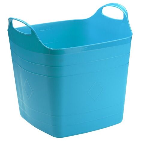 FACILITYS - Cubo flexible - Cesto de ropa suave de 27 litros Multicolor 15 litros