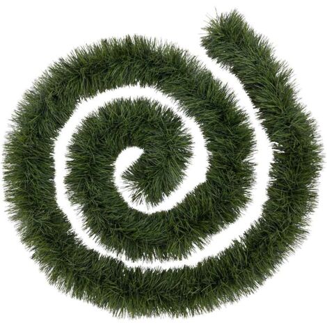 guirnalda navideña de abeto artificial verde 5 m – Ø 20 cm – sin iluminación
