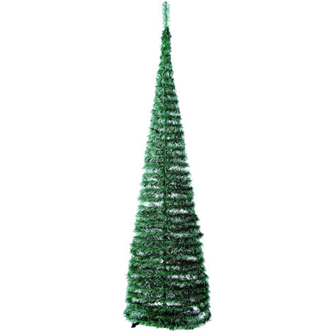 LA BOUTIQUE DE Noël - La boutique de noël - árbol de navidad pop-up verde - pvc y metal Verde 300 cm