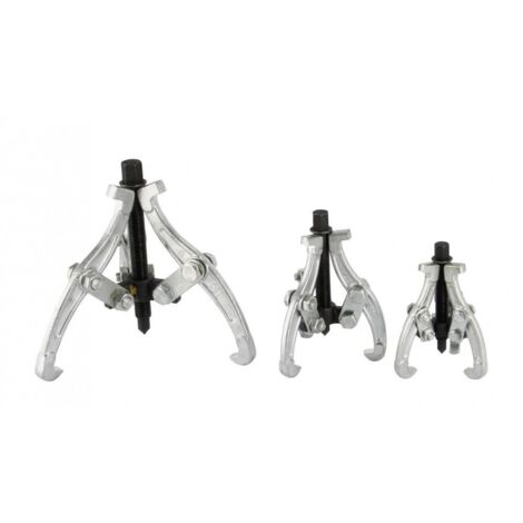Extractor de 3 garras con toma interior y exterior - Juego de 3
