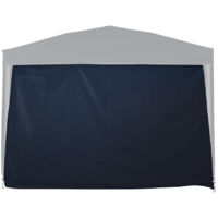 TERRE JARDIN - Pared simple azul para carpa plegable 3 x 3 m