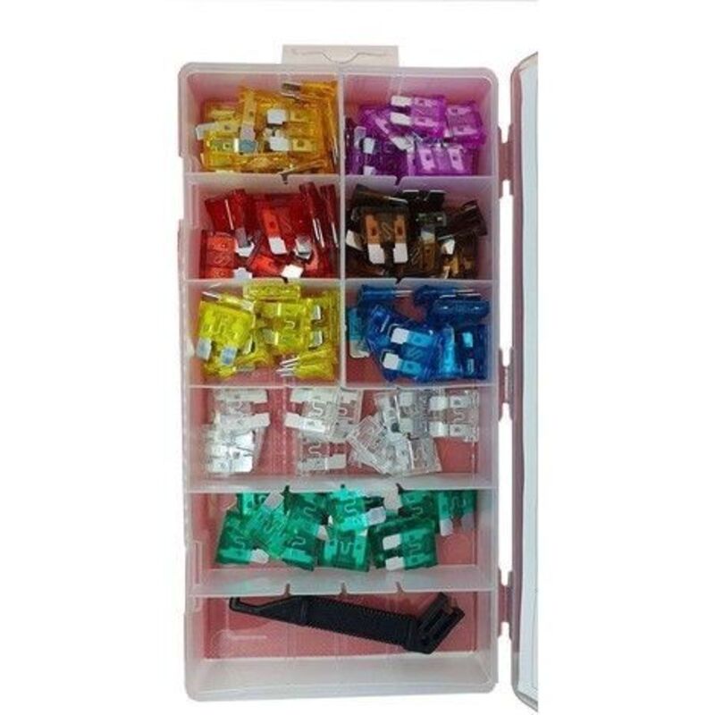 Coffret De 96 Fusibles Automobiles AMA Bilames - Marque LEM Select - Réf. AM85428 - Neuf Sous Blister