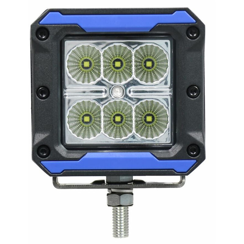 Phare de travail 17042 rond 6 LED 18W lumens 1200Lm