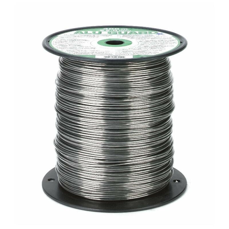 fil aluminium vert foncé 1mm, Bobine 200 mètres fil alu vert foncé