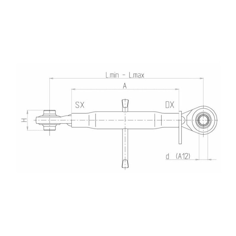 Barre De Poussée BASIC Cat.I/II - Dimensions 585x810 Mm - Neuf, Marque LEM Select