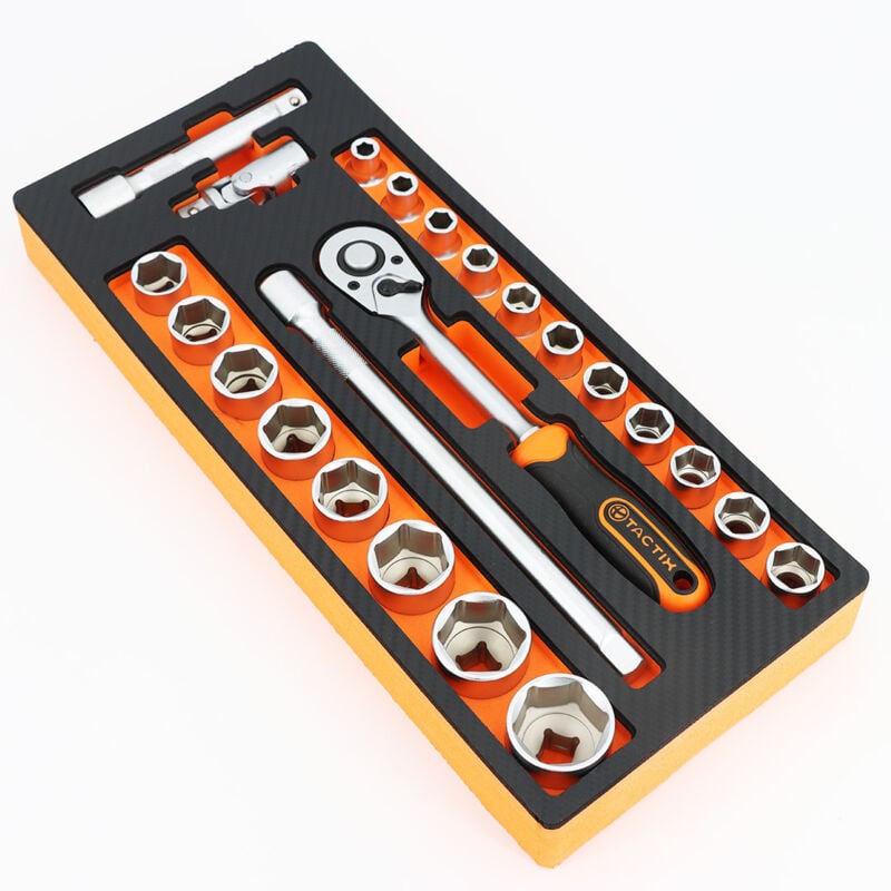 37pcs Ensemble D'outils Clé À Cliquet Rapide Socket Set Réparation