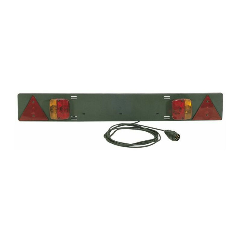 Kit porte-plaque d'immatriculation complet 1050 mm