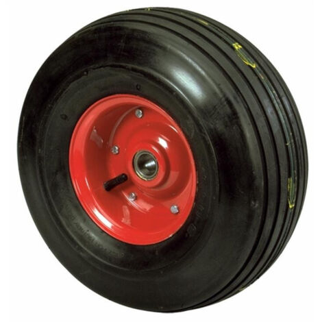 Lem Select – Roue gonflable extra large 350 x 148 – Jante métal 4.00 x 6' – Charge maximale 250 kg – Alésage ø 25 mm – Sculptée pour terrains accidentés