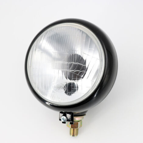 Lem Select – Phare de route droit/gauche Ø 153 mm – Lentille en verre – Corps en aluminium – Feu de route et croisement 12V 40/45W