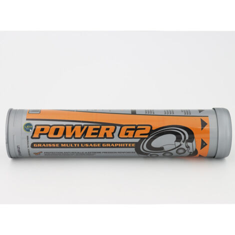 Cartouche orange de Graisse Lithium Minerva POWER G2 400gr (1/4)