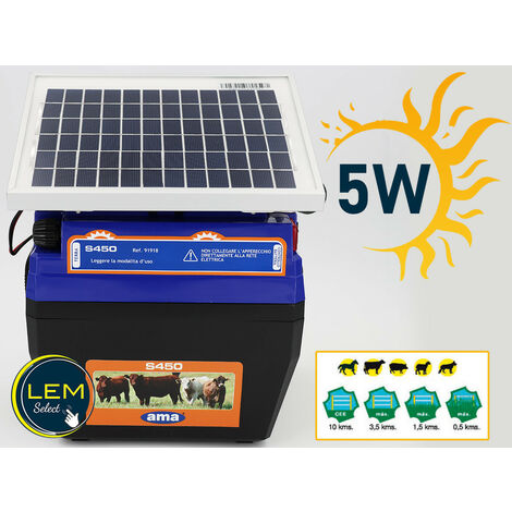 Clôture Électrique 12V 2J Avec Affichage LED - Électrificateur Pour Animaux Jusqu'à 10 Km