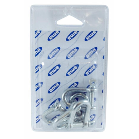 Manille zinguée Ø 10 MM, Blister de 5 pièces (1/3)