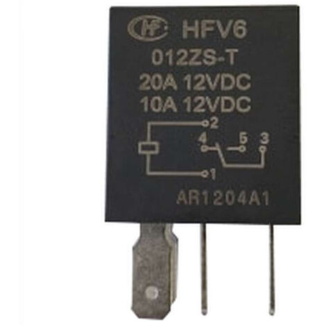 Micro relais 12 V 10/20 A (1/2)