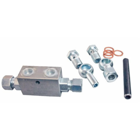 Clapet de blocage double L 255 MM pour barre de poussée