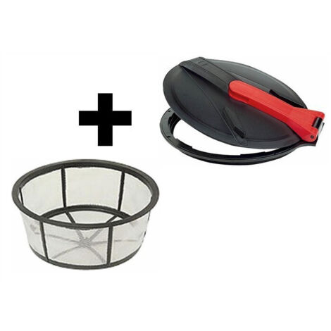 Couvercle complet ARAG Ø 320 basculant 180° + filtre panier (1/5)
