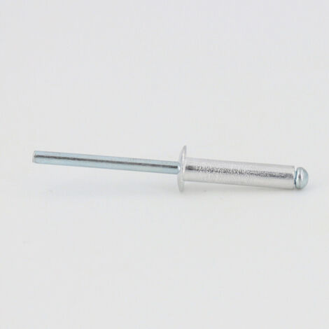 Lot de 250 - Rivet pop aveugle tête plate aluminium/acier 4.8x21 mm