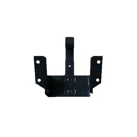 Support de plaque d'immatriculation pour roue arrière Ø 20 mm essieu  arrière noir 