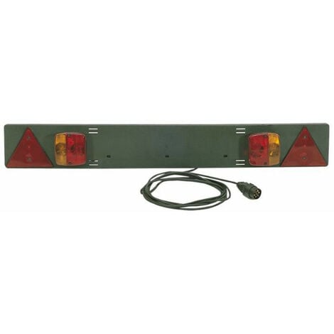 Kit porte-plaque d'immatriculation complet 1050 mm