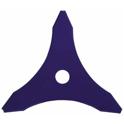 Lem Select – Lame de débroussailleuse 3 dents 255mm – Épaisseur 3mm – Alésage 25,4mm – Acier haute qualité pour herbe grasse