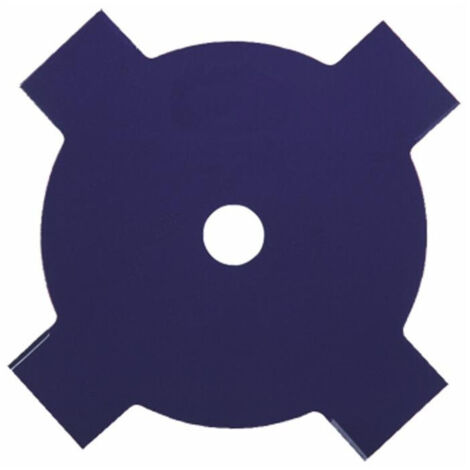 Lame droite pour débroussailleuse 4 dents L:255 ép.:1,4 (1/2)