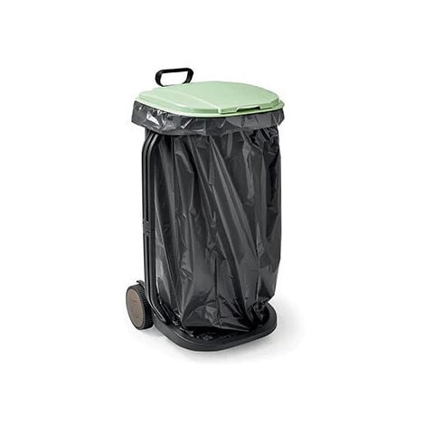Support sac-poubelle 100/110 L Avec couvercle