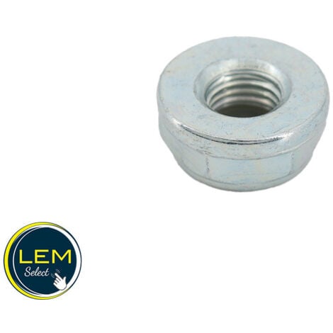 Écrou hexagonal M 10X1,25 gauche pour tête de débroussailleuse à l'unité