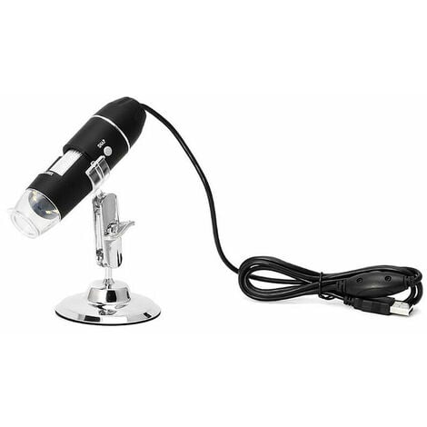Microscope portatif numérique USB 1600X pour la détection à main de vue  industrielle avec loupe réglable