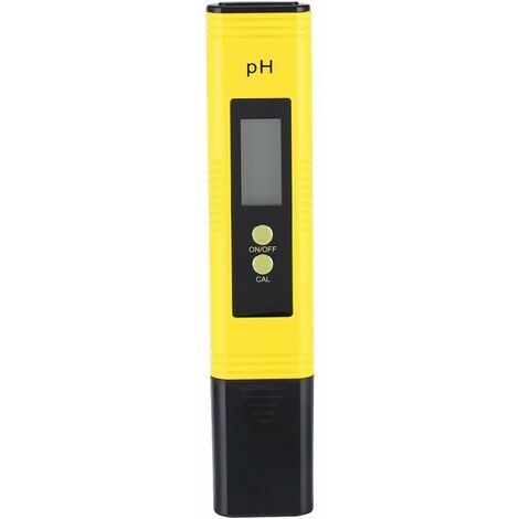 PH-mètre numérique, Outil de testeur de vin d'eau de Piscine pour Stylo de PH-mètre LCD Portable avec Plage de Mesure de 0-14 PH pour l'eau Potable Domestique, Piscine, Culture hydroponique, Aquarium，