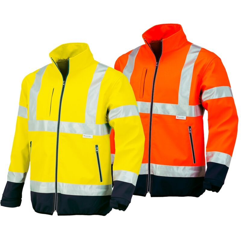 Giacca da lavoro alta visibilità Industrial Starter Flash 04512 in  softshell - L - Giallo