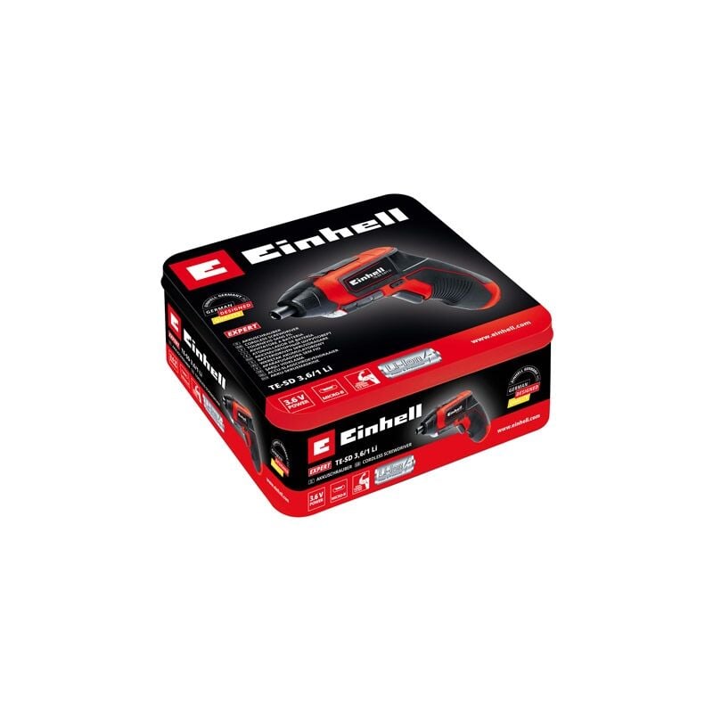 Cacciavite a batteria Einhell TE-SD 3,6/1 Li 3,6 V Ioni di Litio Nero,  Rosso - Yesbuy