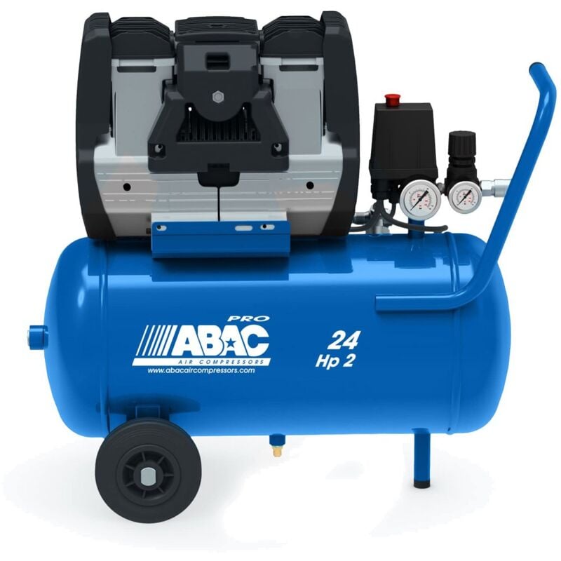 Compressore aria silenziato Abac Pole Position OS20P 24 litri 2,0Hp