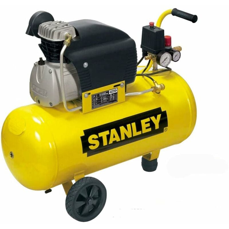 Compressore aria verticale silenziato Stanley DST 150/8/50V 50 lt