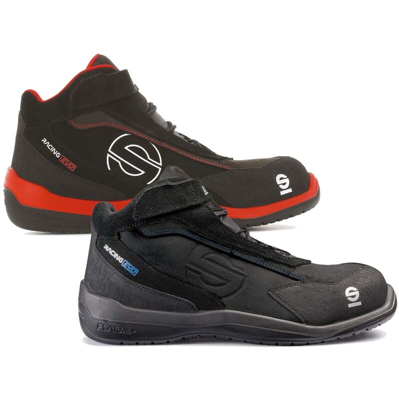 Scarpe antinfortunistiche alte Sparco Racing Evo S3 SRC - 43 - Nero