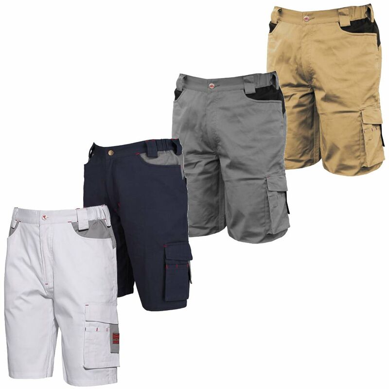 Pantaloni corti da lavoro U-Power Mercury U-4 stretch-Blu-XL - Blau