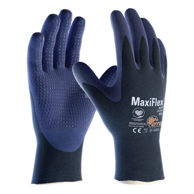 Guanti da lavoro ATG MaxiFlex 34-244 - 7 (S) - Blu