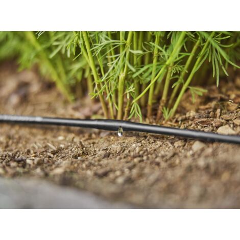 Gardena Kit Partenza Micro-Drip – Tubo Gocciolante Interrato 13,7 Mm 50 M – Irrigazione A Goccia Per Aiuole E Orto