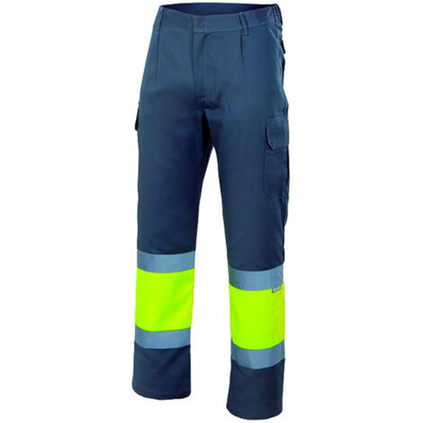 VELILLA Pantalone Multitasche Elasticizzato Grigio Taglia 52: Abbigliamento Da Lavoro Professionale