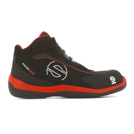 Scarpe antinfortunistiche alte Sparco Racing Evo S3 SRC - 41 - Nero/Rosso