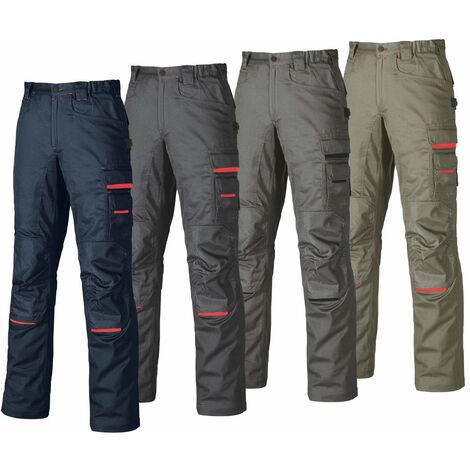 Pantaloni da lavoro leggeri U-Power Nimble - 44 (EU) - Grigio Chiaro