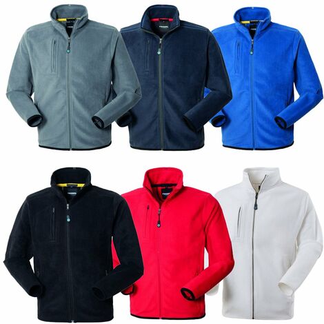 Felpa da lavoro Rossini Task pile con zip lunga - L - Blu (1/5)