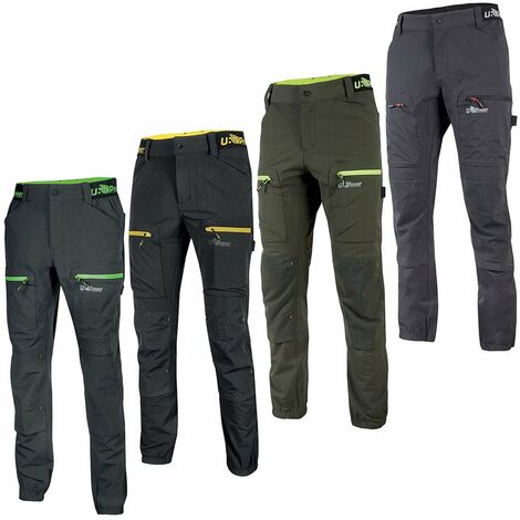 Pantaloni da lavoro U-Power Harmony elasticizzati - XXXXXL - Verde