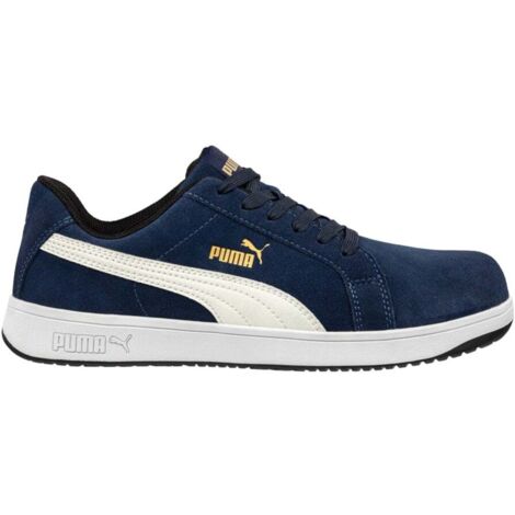 Scarpe da lavoro Puma Iconic Suede Navy Low S1PL ESD FO HRO SR - 42 - Blu