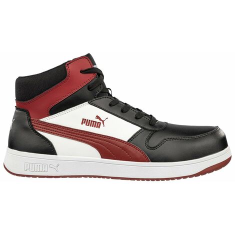 Scarpe alte antinfortunistiche Puma Frontcourt BLK/WHT/RED Mid S3L ESD FO HRO SR - 42