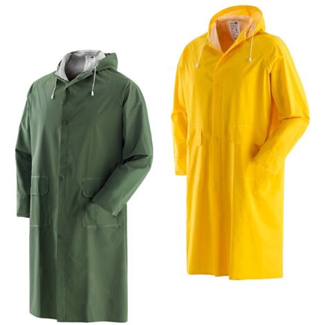 Cappotto antipioggia in PVC Neri Pluvio - M - Verde