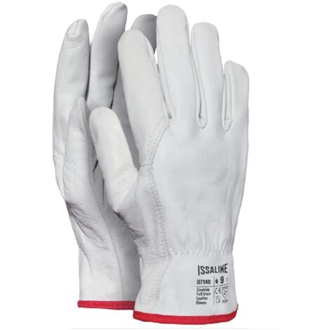 Guanti in pelle fiore Top Industrial Starter 07140 bianchi - 10 (XL) - Bianco