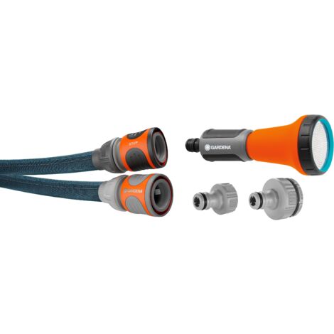 GARDENA Liano™ Xtreme 15m, 13mm (1/2") Tubo acqua giardino estremamente resistente, compatto e leggero, con raccordi e lancia irrigazione (18465-20)