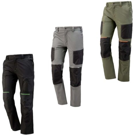 Pantaloni da lavoro ultraleggeri Neri Clay - M - Grigio